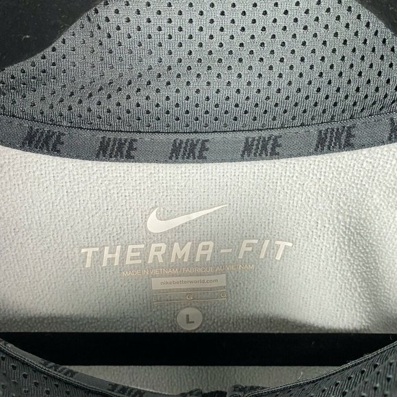 Nike Therma-Fit 1/4 sweatshirt Size Large Gray Men - Picture 3 of 4